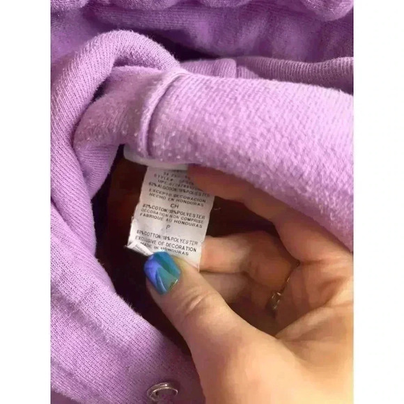 Champion Reverse Weave Hoodie Lilac Purple Women's Size S - Picture 5 of 8